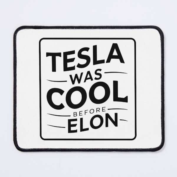 Item preview,  Tesla Was Cool Before Elon - Anti Elon Tesla Club - Bumper Sticker Decal Accessories - Elon Musk Is Crazy!!  designed and sold by SanadDiab.