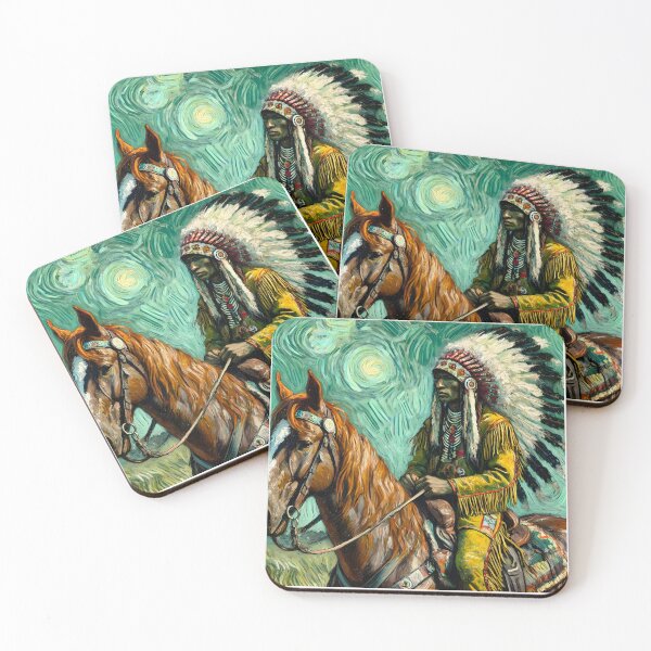 Item preview, Majestic Rider in Vibrant Landscape designed and sold by inkNext.