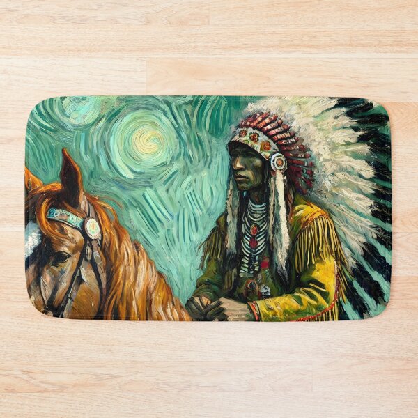 Item preview, Majestic Rider in Vibrant Landscape designed and sold by inkNext.