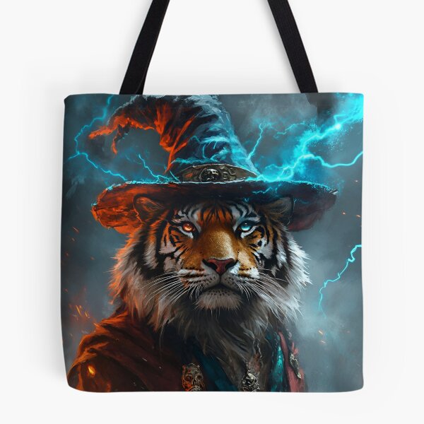 Item preview, Gothic Magical Tiger Wizard Hat designed and sold by RockFireMerch.
