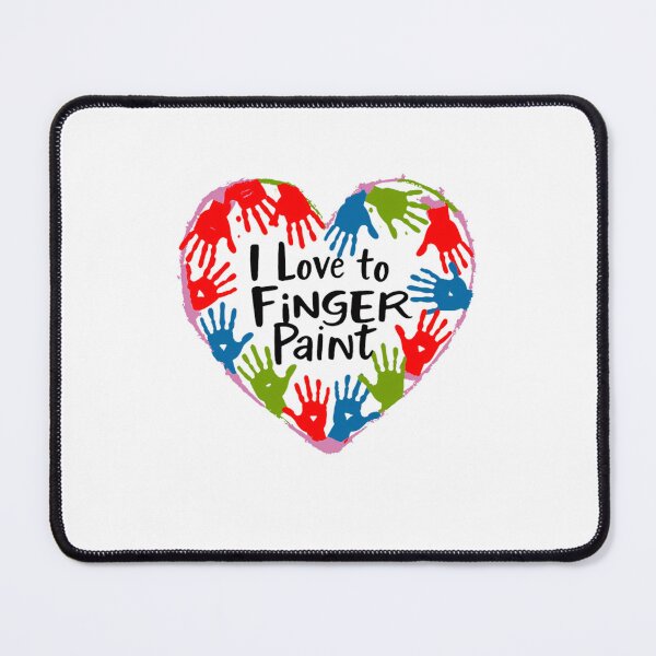 Item preview, I Heart Love To Finger Paint designed and sold by Galactic-Sketch.