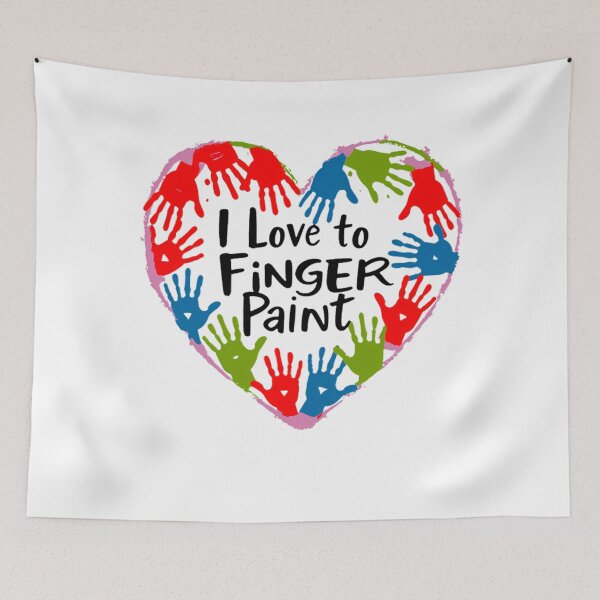 Item preview, I Heart Love To Finger Paint designed and sold by Galactic-Sketch.