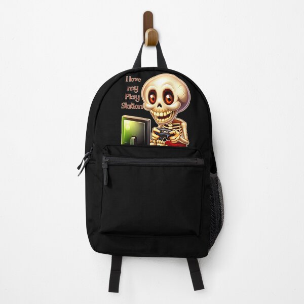 Item preview, I love my PlayStation, skull, Sports ,Skeletons, game, skeleton, fun designed and sold by orthodox-icon.