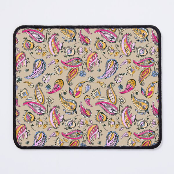 Item preview, Cachemire handmade pink magenta yellow designed and sold by Alessandro Remo Mazzoni Remotextiles.