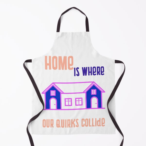 Item preview, Charming Home Decor: 'Home is Where Our Quirks Collide' Inspirational Quote designed and sold by ImagineRainbows.