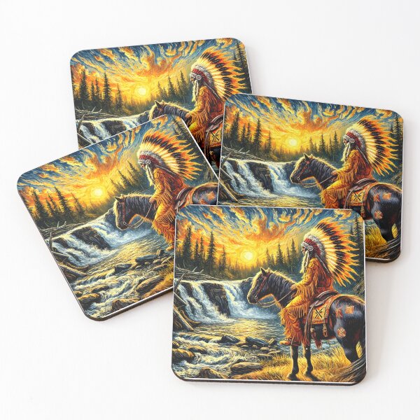 Item preview, Majestic Sunset Over Waterfall Scene designed and sold by inkNext.