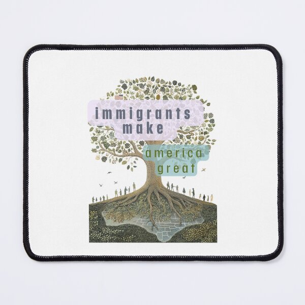 Item preview, immigrants make america great, digital art design designed and sold by Panom Suavichien.