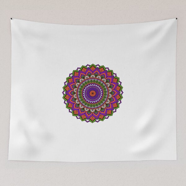Item preview, Vibrant Colored Mandala Background with Geometric Patterns, Ideal for Digital Projects, Wall Art, and Printable Posters. Perfect for Home Decor, Meditation, and Mindfulness Creations. designed and sold by Texturacreation.