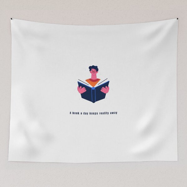 Item preview, A book a day keeps reality away designed and sold by nomadwanderer.