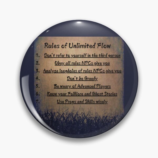 Item preview, Rules of Unlimited Flow designed and sold by RainsQuillMask.