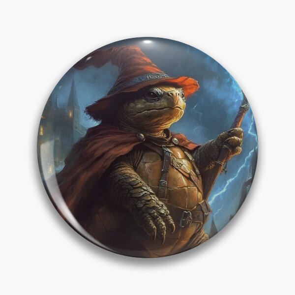 Artikelvorschau, Epischer Fantasy Turtle RPG-Charakter entworfen und verkauft von RockFireMerch.