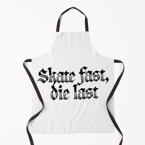 Item preview, "Skate Fast, Die Last" Graphic Design - Gothic Design for Rebel Skaters designed and sold by Tattee.
