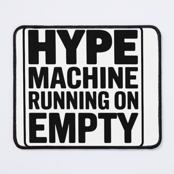 Item preview, Hype Machine Runing On Empty. Anti-Elon Musk Bumper designed and sold by SanadDiab.