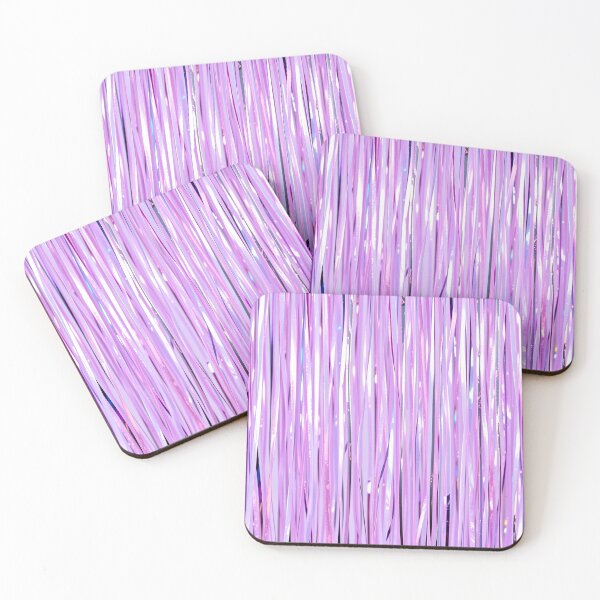 Item preview, Iridescent Holographic Pink Purple Tinsel Foil Pattern designed and sold by svarupa.