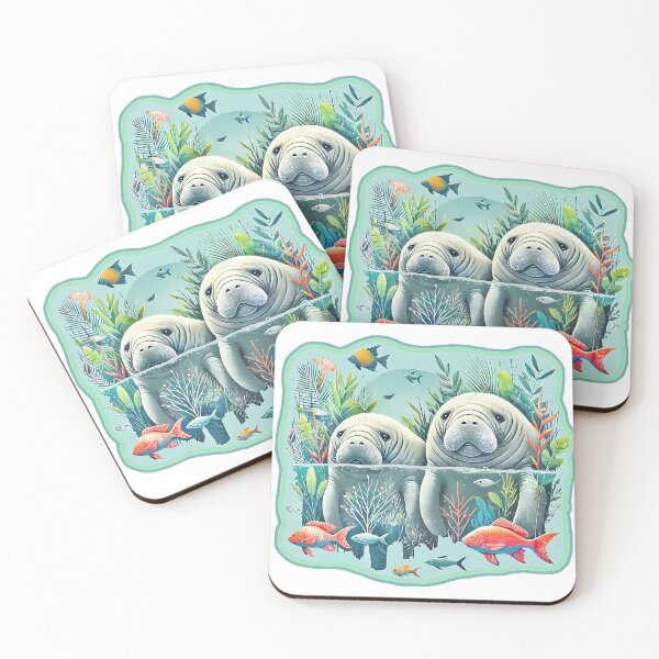Item preview, Manatee Fish Scene T Shirt designed and sold by candiscamera.