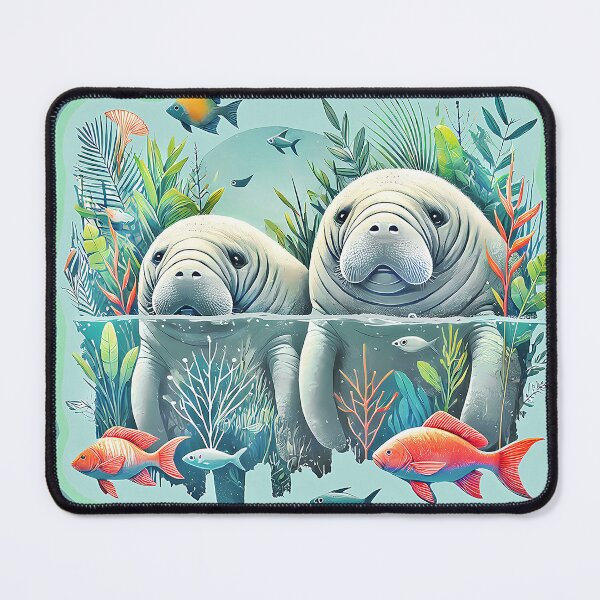 Item preview, Manatee Fish Scene T Shirt designed and sold by candiscamera.