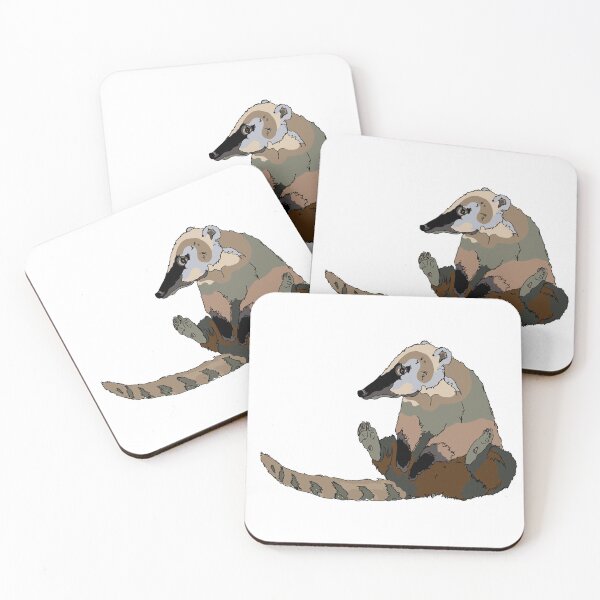 Item preview, Cute Rain-tailed Coati designed and sold by lidia lonskih.