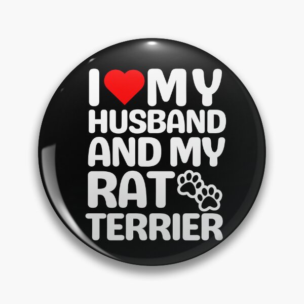 Item preview, I Love My Husband And My Rat Terrier designed and sold by TheAnimalZ00.