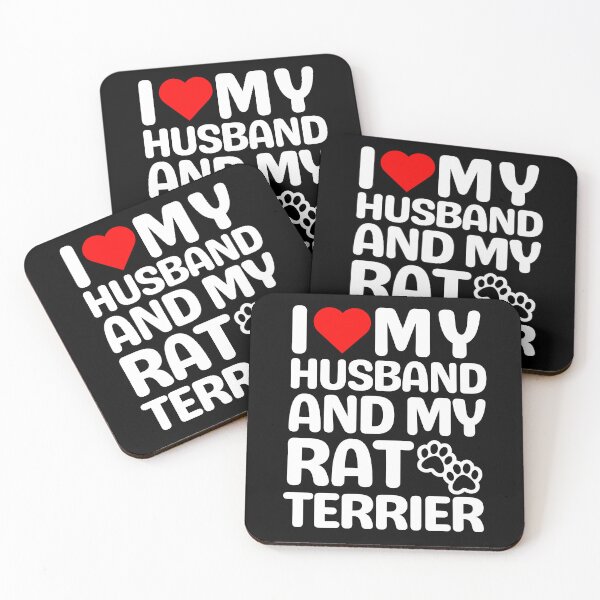 Item preview, I Love My Husband And My Rat Terrier designed and sold by TheAnimalZ00.