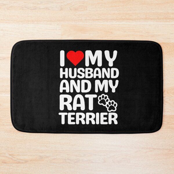 Item preview, I Love My Husband And My Rat Terrier designed and sold by TheAnimalZ00.