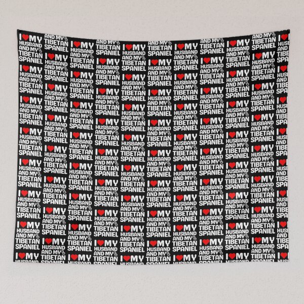 Item preview, I Love My Husband And My Tibetan Terrier designed and sold by TheAnimalZ00.