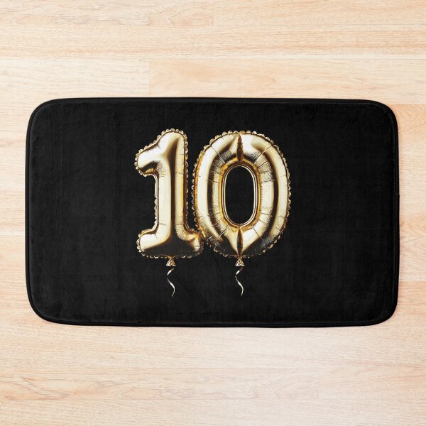 Item preview, 10 Years Gold Balloon Foil Balloon Gift designed and sold by Pineapple-Tree.
