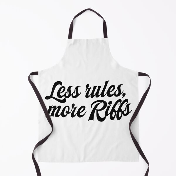 Item preview, "Less rules, more riffs" Graphic Design - Modern Style designed and sold by Tattee.