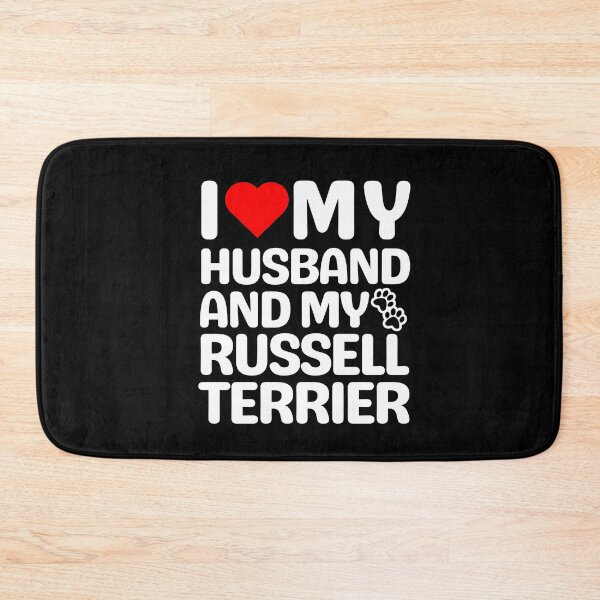 Item preview, I Love My Husband And My Russell Terrier designed and sold by TheAnimalZ00.
