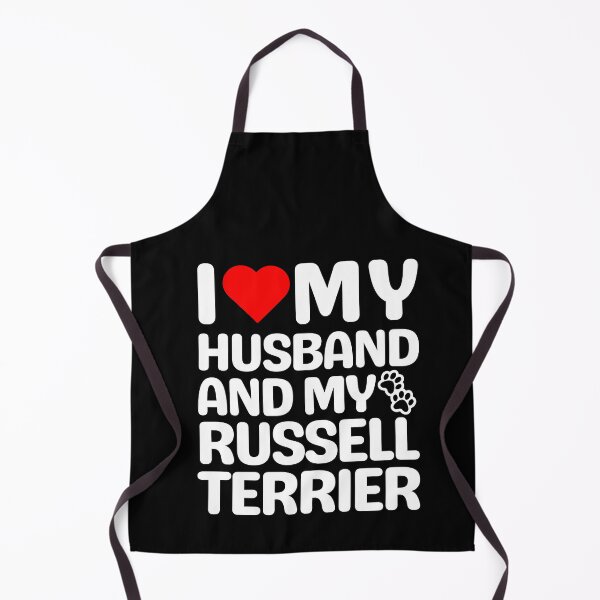 Item preview, I Love My Husband And My Russell Terrier designed and sold by TheAnimalZ00.