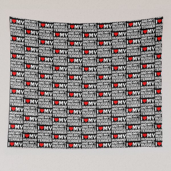 Item preview, I Love My Husband And My Russell Terrier designed and sold by TheAnimalZ00.
