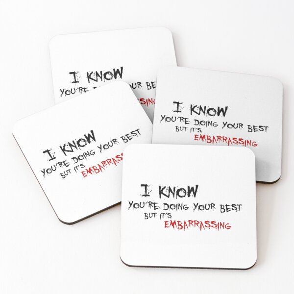 Item preview, I know you're doing your best, but it's embarrassing. designed and sold by JNowakowsky.