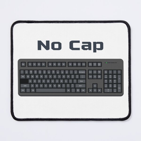 Item preview, No Cap keyboard - dark colour designed and sold by MillyChantilly.