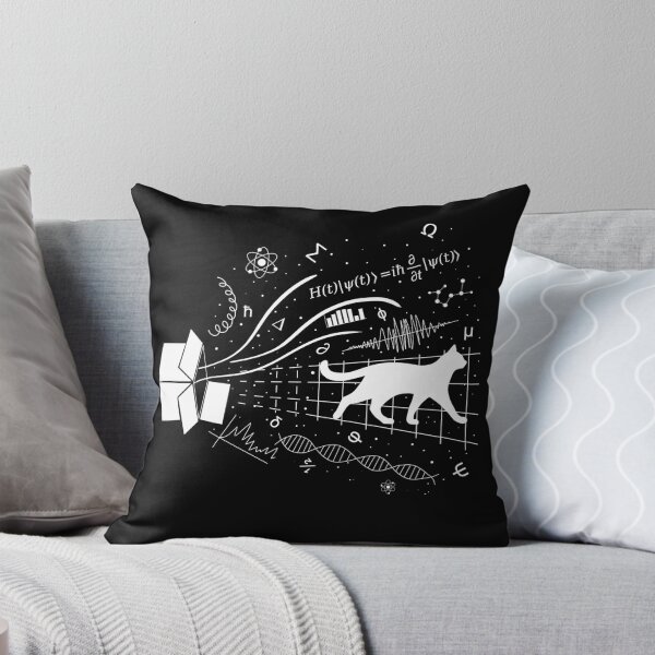 Item preview, Schrödinger's cat, outside the box, quantum mechanics elements designed and sold by FABulousStudio.