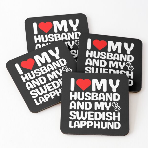 Item preview, I Love My Husband And My Swedish Lapphund designed and sold by TheAnimalZ00.