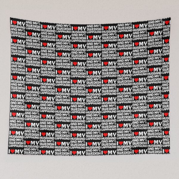 Item preview, I Love My Husband And My Swedish Lapphund designed and sold by TheAnimalZ00.