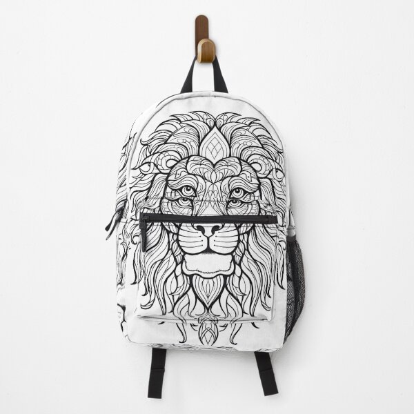 Item preview, Lion #6 Coloring Page Pattern designed and sold by DavidColoring.