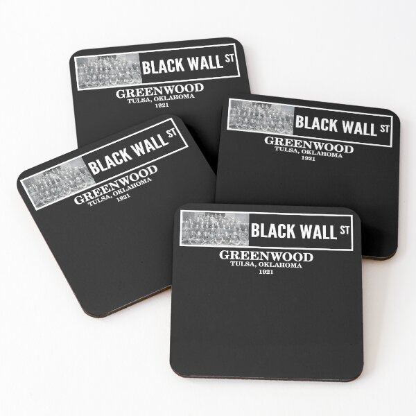 Item preview, Black Wall Greenwood Street designed and sold by Phoemps.