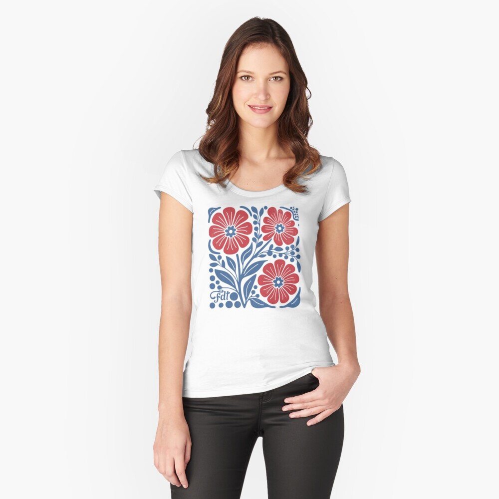 Item preview, Fitted Scoop T-Shirt designed and sold by BeansterNL.
