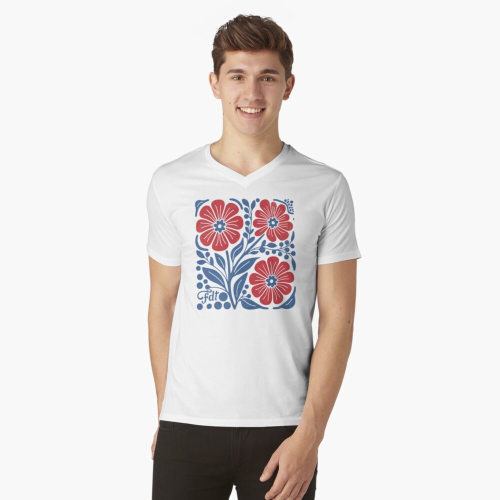 Item preview, V-Neck T-Shirt designed and sold by BeansterNL.
