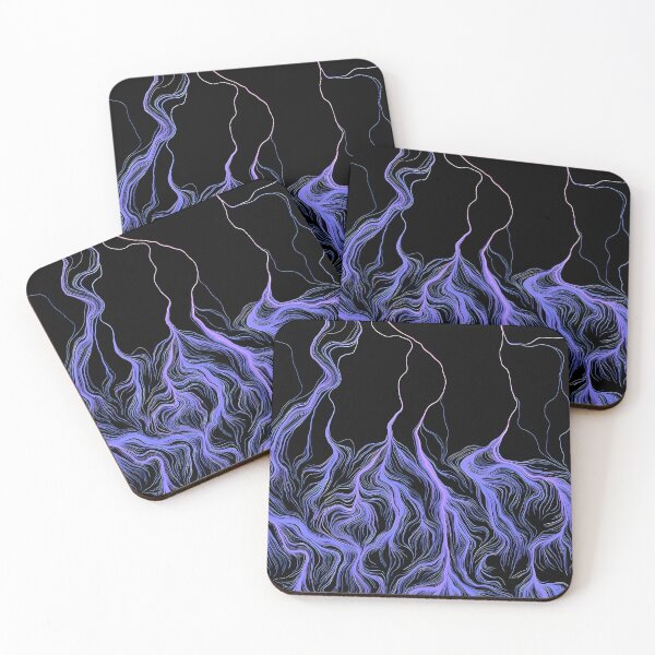 Item preview, Electric Flow: Abstract Purple Energy Lines designed and sold by MOBI-CASE.
