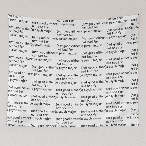 Item preview, Not Bad for a Psych Major - Smart and Stylish - not good either designed and sold by shufflik.