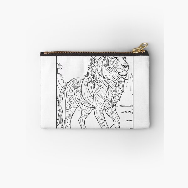 Item preview, Lion #9 Coloring Page Pattern  designed and sold by DavidColoring.