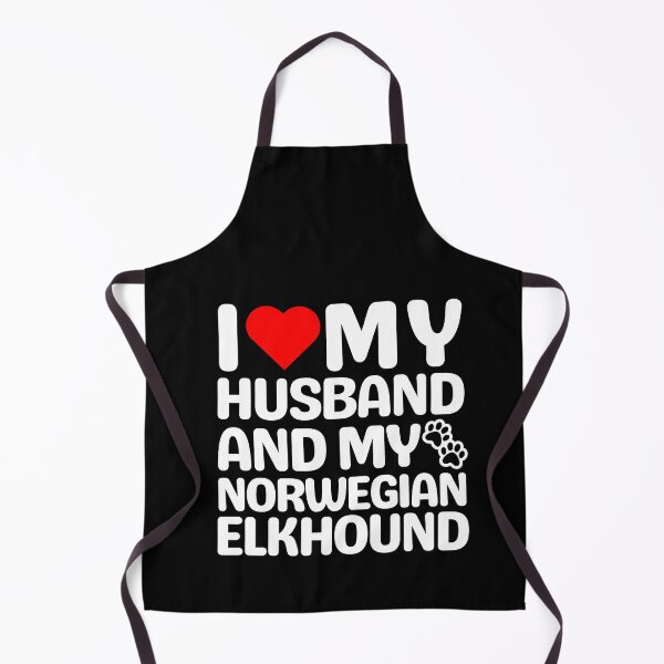 Item preview, I Love My Husband And My Norwegian Elkhound designed and sold by TheAnimalZ00.
