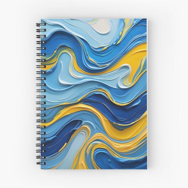 Item preview, Ocean Current: Abstract Blue and Yellow Swirls designed and sold by MOBI-CASE.