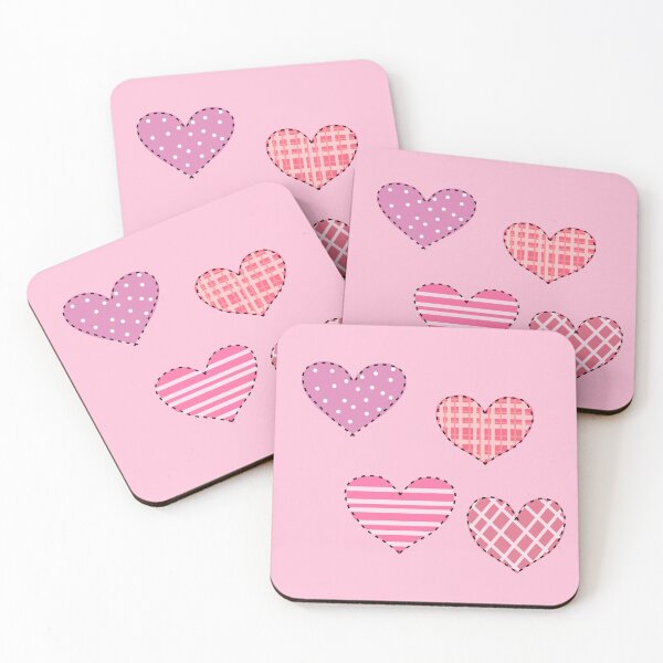 Item preview, Stitched Patterned Hearts  designed and sold by JaygiesDesign.