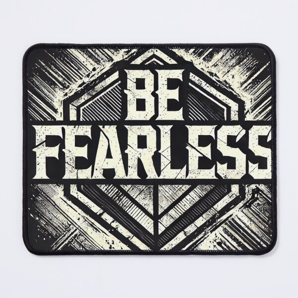 Item preview, Be Fearless Motivational Art Print - Bold Typography Wall Decor designed and sold by ImagineRainbows.