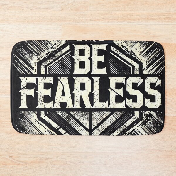 Item preview, Be Fearless Motivational Art Print - Bold Typography Wall Decor designed and sold by ImagineRainbows.