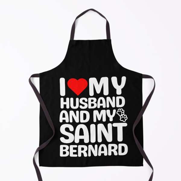 Item preview, I Love My Husband And My Saint Bernard designed and sold by TheAnimalZ00.