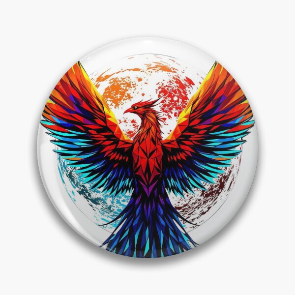 Item preview, Polygon Phoenix Rising designed and sold by Pearlsiwa.