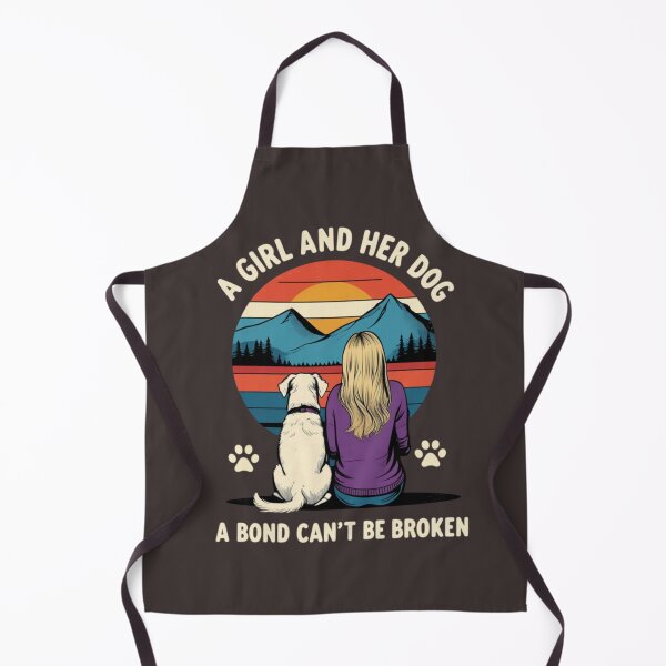 Item preview, A Girl and Her Dog sunset: Pet lover sentimental artwork designed and sold by Wildlife2021.